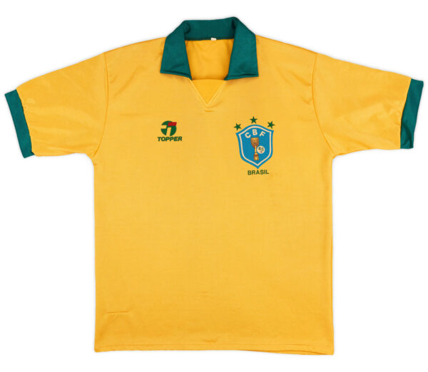 Brazil Vintage Home Jersey 1990 - Iconic Yellow Football Shirt