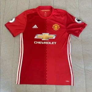 Manchester United Paul Pogba Vintage Soccer Jersey in Red