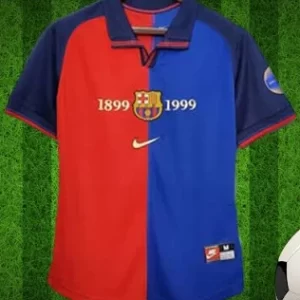 Barcelona retro anniversary club jersey